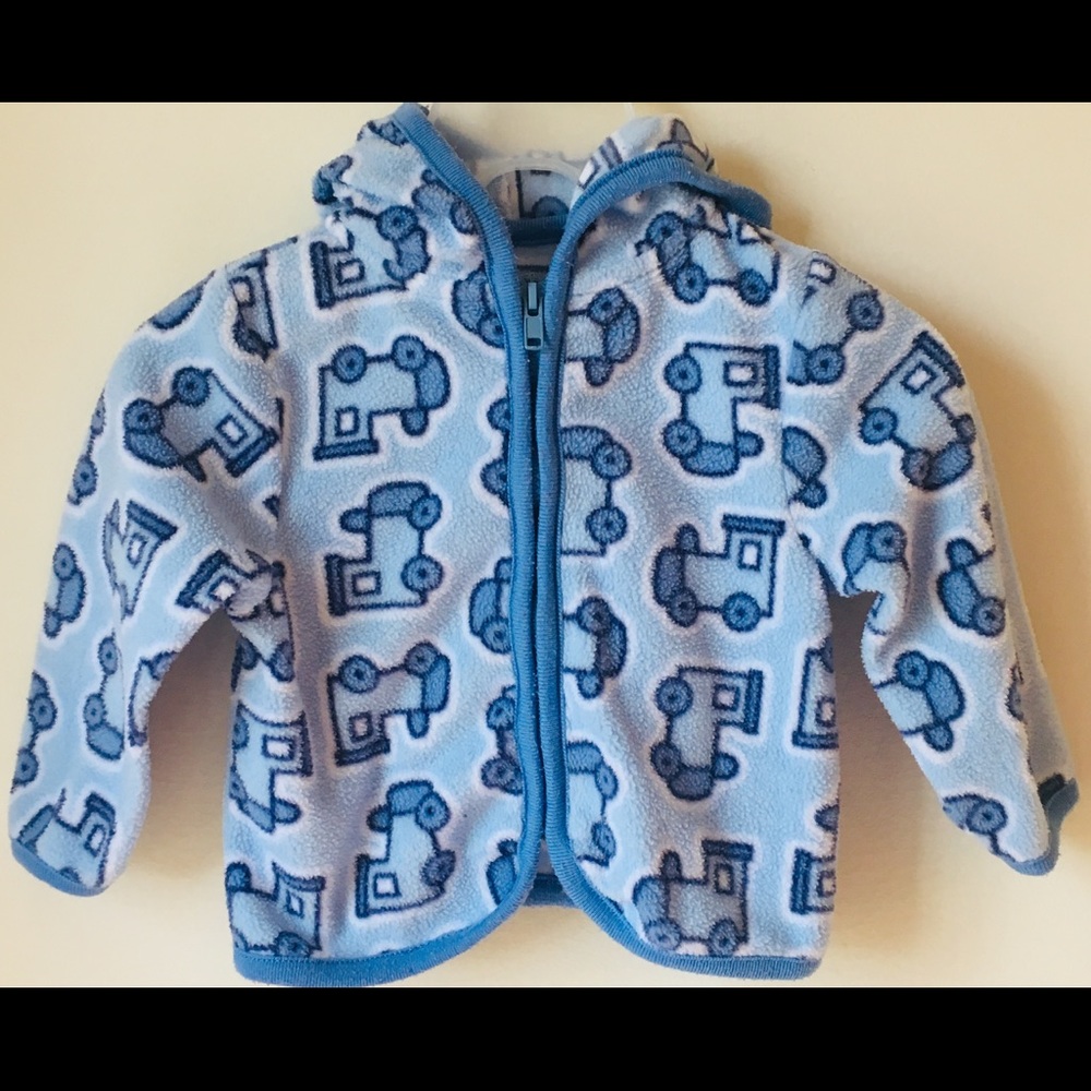 🦕 LOVESPUN | Baby Boy Blue Hooded Jacket